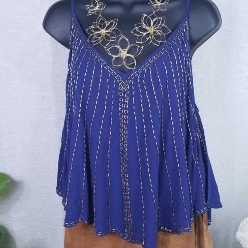 Free People beaded top ,nwt